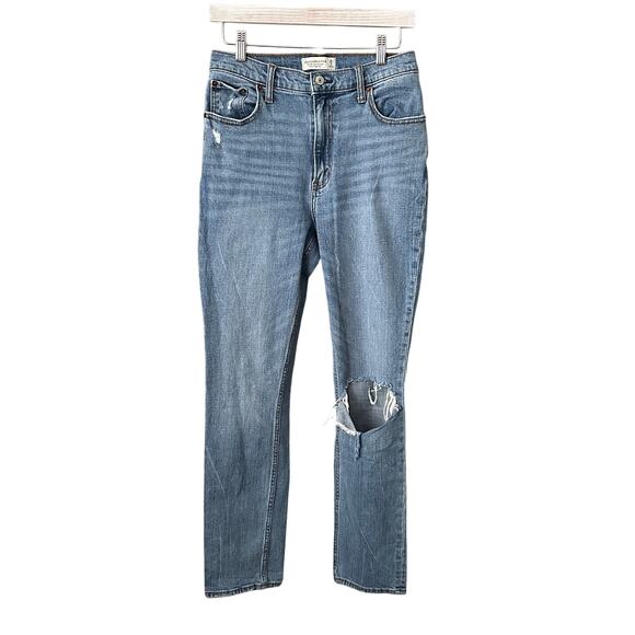 Abercrombie  & Fitch 90’s Slim Straight Ultra High Rise  - 28 /6 - Picture 1 of 6